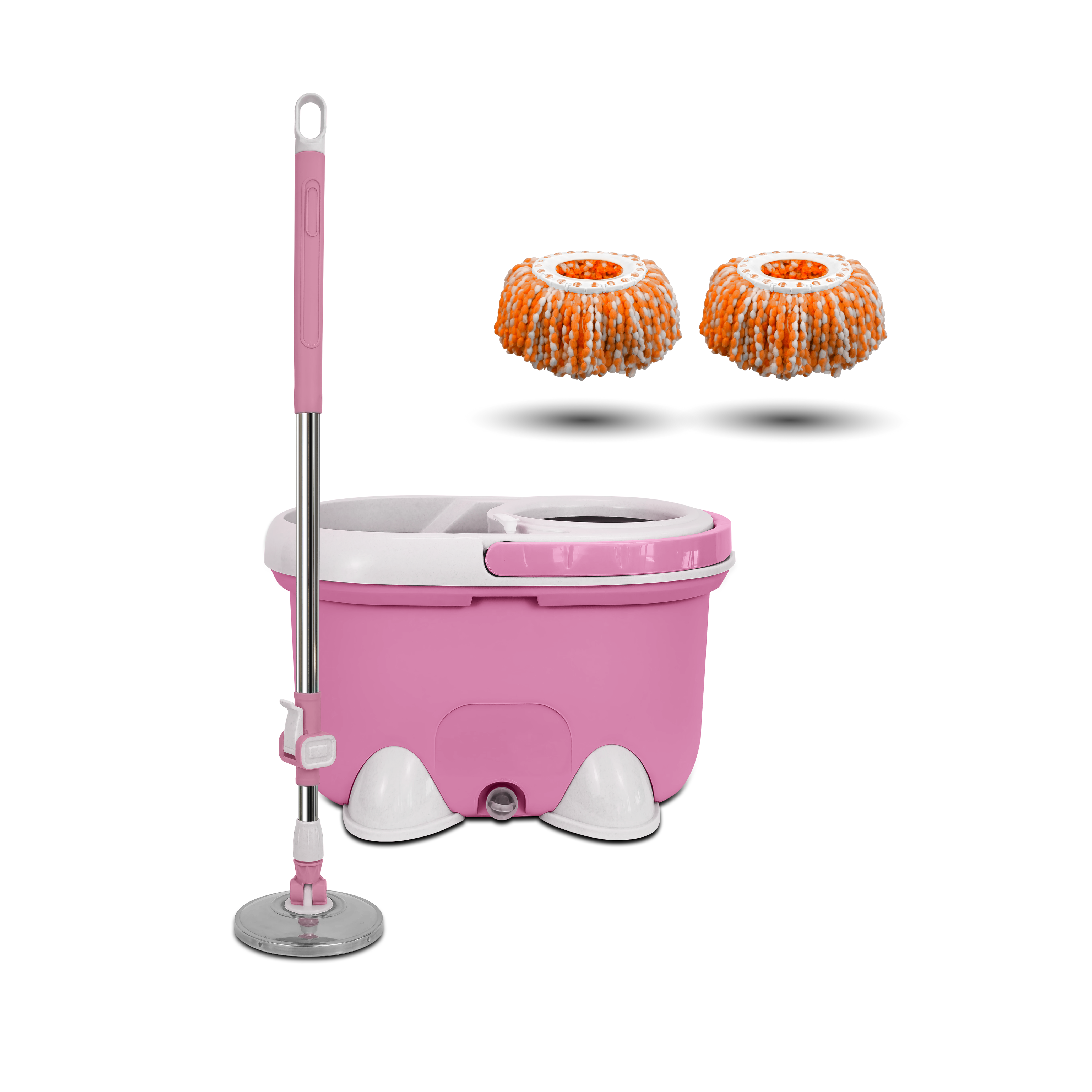 ชุดถังปั่นม็อบ SJEASYMOP รุ่น QQ สีชมพู_1